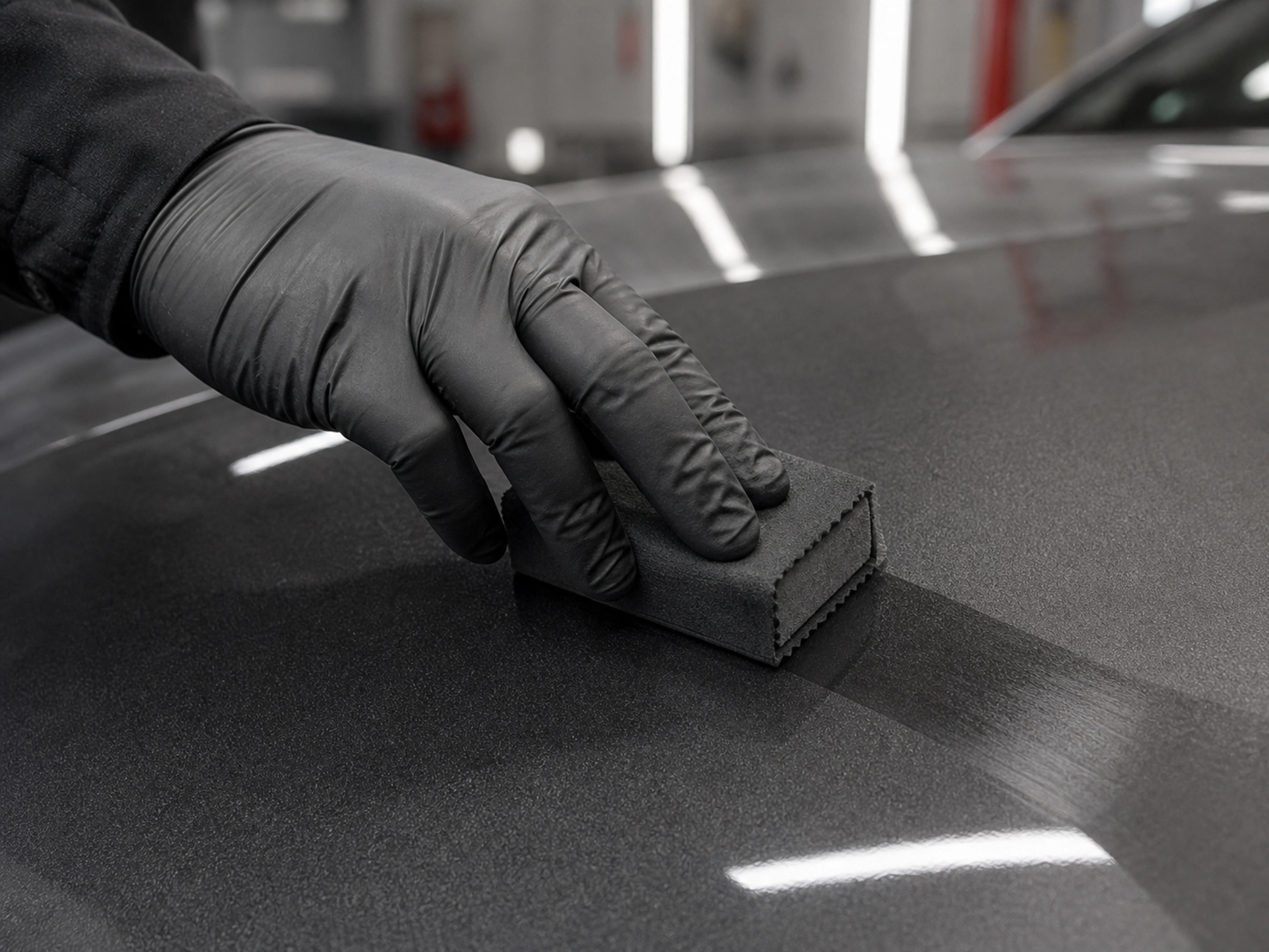 Ceramic coating application