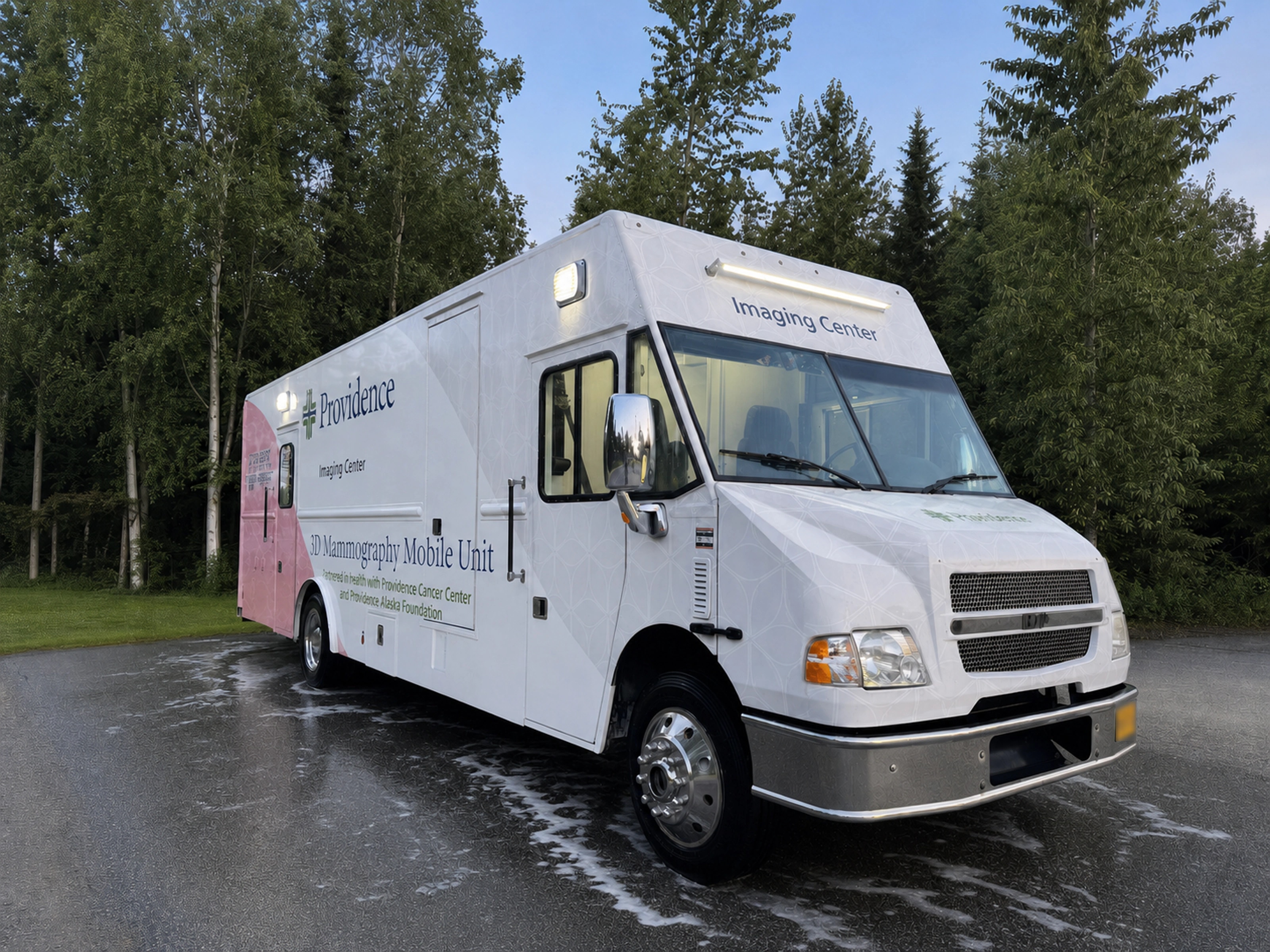 Freshly detailed Providence 3D Mammography Mobile Unit